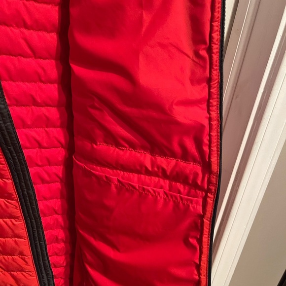 Eddie Bauer Men's Red and Black Quilted Vest XXXLT - Picture 6 of 6